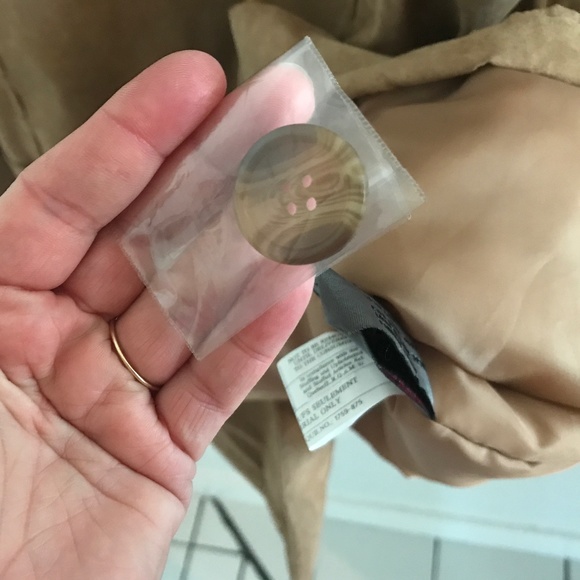 NWT Vintage Tan Micro Suede Native Style Faux Fur Cap Anorak Parka Women Size XL - Picture 11 of 15